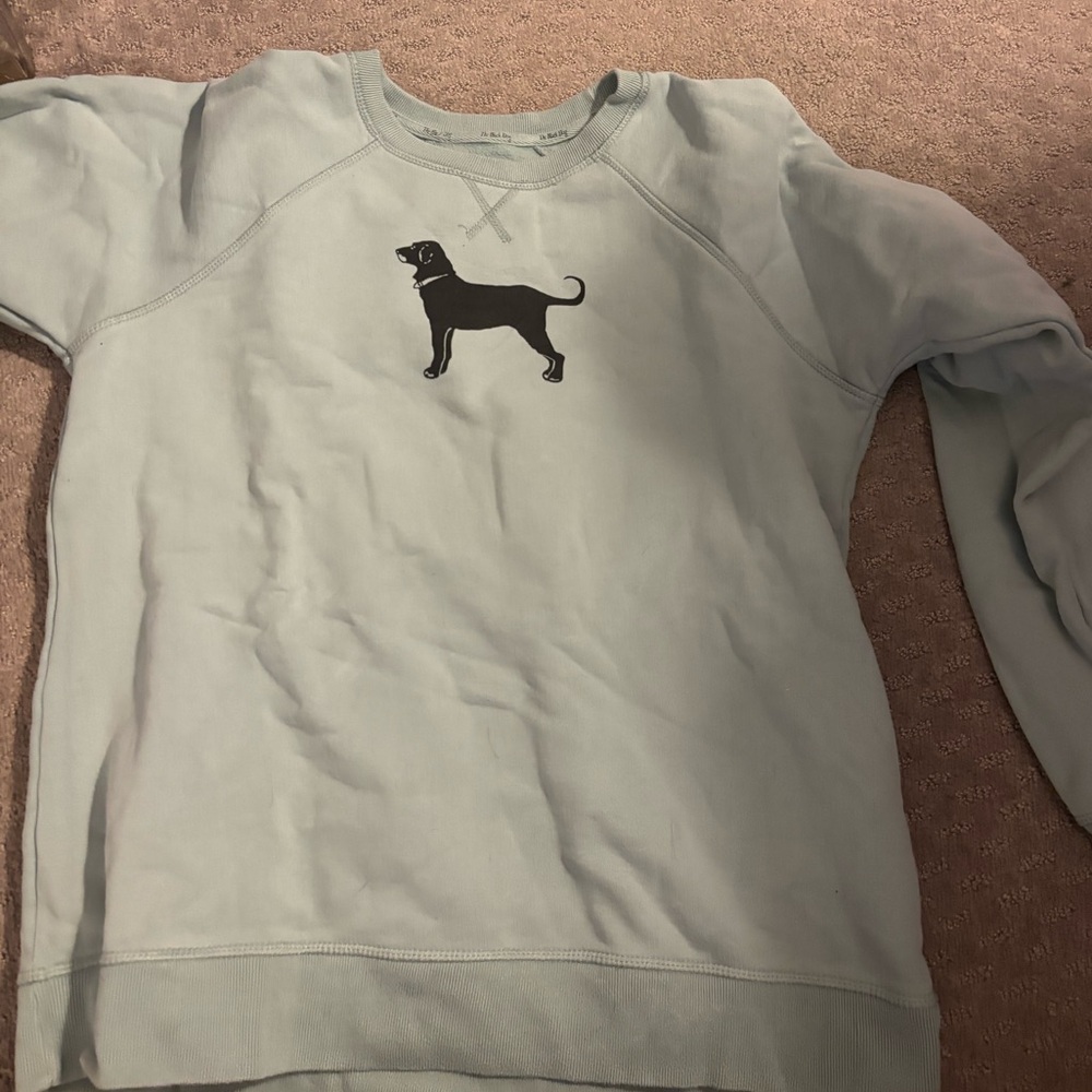 Black dog sweatshirt